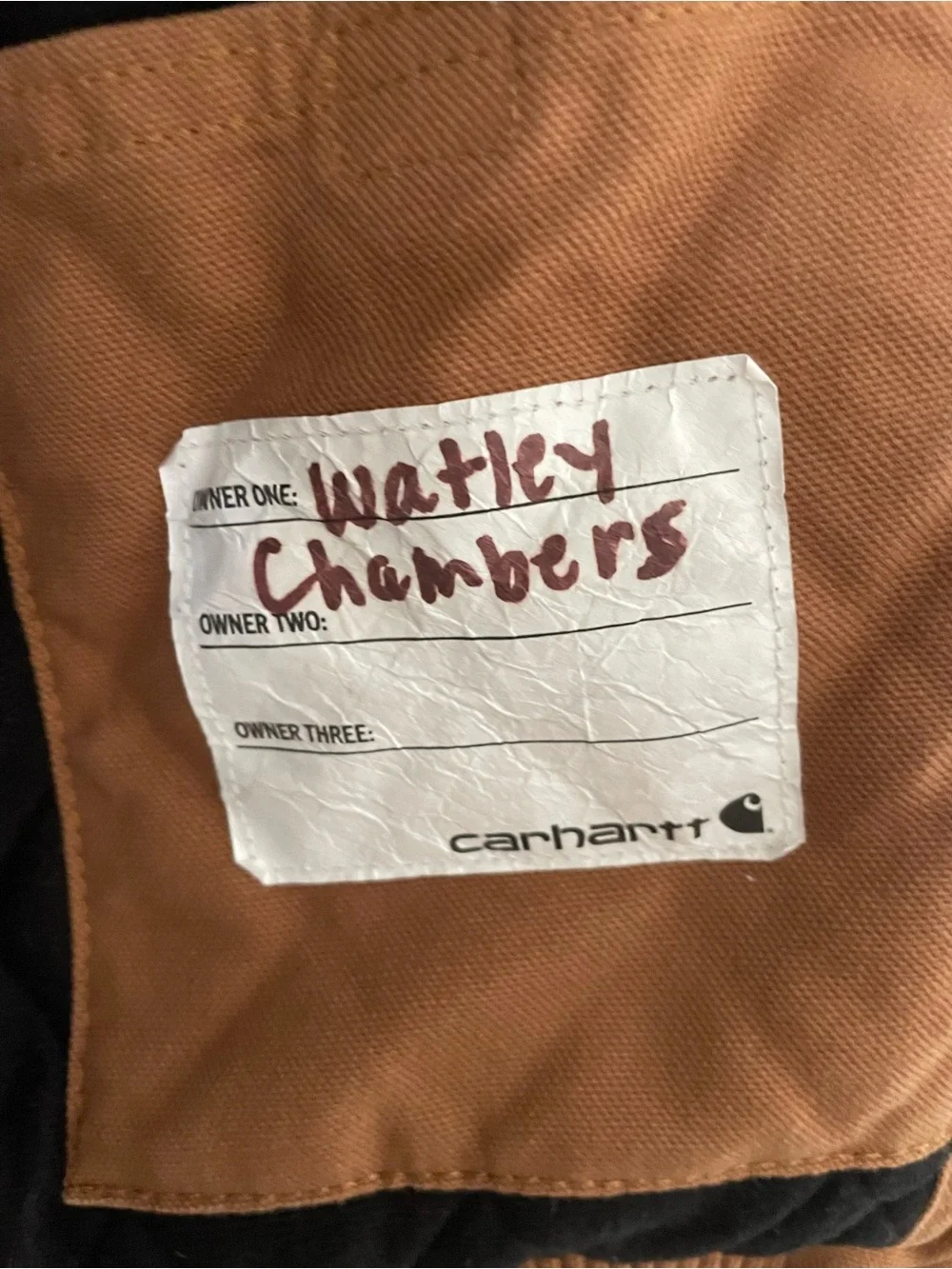Carhartt Boys Insulated Hooded Canvas Jacket Full Zip Size XS 8 Brown